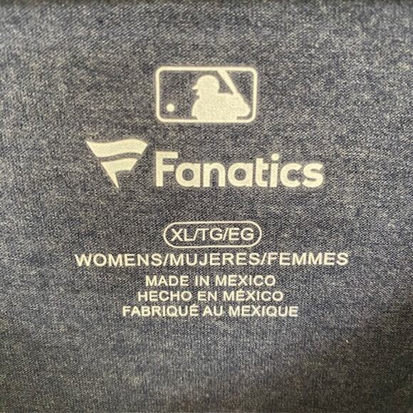 Fanatics Navy and White New York Yankees Raglan Tee - XL - Picture 4 of 4